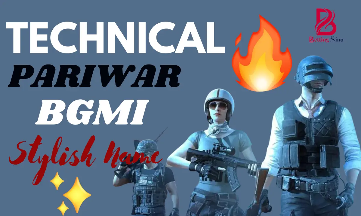 Technical Pariwar BGMI Stylish Name